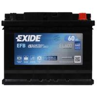 Аккумулятор автомобильный EXIDE START-STOP EFB 60A Фото