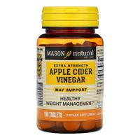 Травы Mason Natural Яблочный уксус, Extra Strength Apple Cider Vinegar Фото