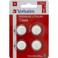 Батарейка Verbatim CR 2025 Lithium 3V * 4 Фото