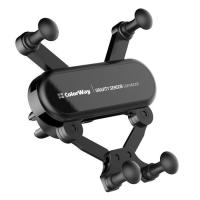 Универсальный автодержатель ColorWay Gravity Sensor Holder Black Фото
