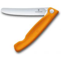 Кухонный нож Victorinox SwissClassic Foldable Paring 11 см Serrated Orange Фото