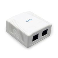 Комп'ютерна розетка Cablexpert RJ45x2 FTP, cat.6 Фото