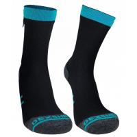 Водонепроникні шкарпетки Dexshell Running Lite L Black/Blue Фото