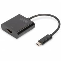 Переходник Digitus USB-C to HDMI UHD 4K, M/F, 0.15 m Фото