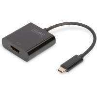 Переходник Digitus USB-C to HDMI UHD 4K, M/F, 0.15 m Фото