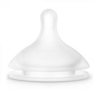Соска Suavinex силиконовая, физиологическая, медленный поток 2 шт Фото