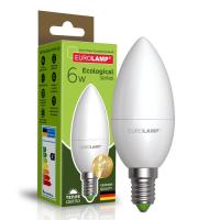 Лампочка Eurolamp LED CL 6W E14 3000K 220V Фото