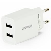 Зарядний пристрій EnerGenie USB 2.1A, white Фото