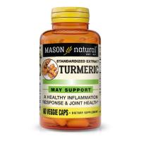 Трави Mason Natural Куркума, Turmeric, 60 вегетарианских капсул Фото