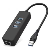 Концентратор Dynamode USB 3.0 Type-A - RJ45 Gigabit Lan, 3*USB 3.0 Фото