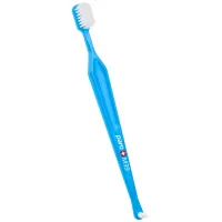 Зубна щітка Paro Swiss M39 в поліет. уп. середньої жорсткості Блакитна Фото