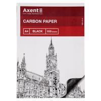 Бумага копировальная Axent A4 100 аркушів, чорний Фото