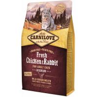 Сухий корм для кішок Carnilove Fresh Chicken and Rabbit for Adult cats 2 кг Фото