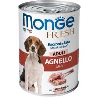 Консервы для собак Monge Dog Fresh ягненок 400 г Фото