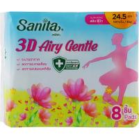 Гигиенические прокладки Sanita 3D Airy Gentle Slim Wing 24.5 см 8 шт. Фото