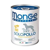 Консерви для собак Monge Dog Solo 100% курка 400 г Фото