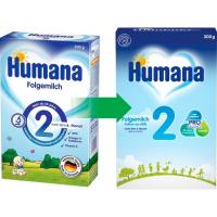 Дитяча суміш Humana 2 молочна з пребіотиками 300 г Фото