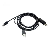 Кабель мультимедийный PowerPlant Micro 5P to HDMI 1.8m + USB for power (MHL) Фото