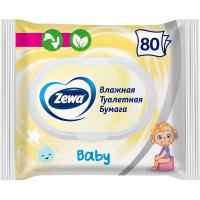 Туалетная бумага Zewa Baby 80 шт. Фото