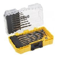 Набір свердл DeWALT по металу Black&Gold HSS-G, 23 шт, кейс Tough Case Фото