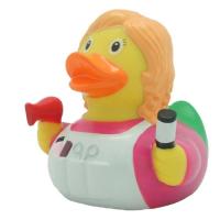 Игрушка для ванной Funny Ducks Утка Парикмахер Фото