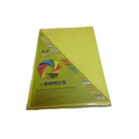 Бумага Romus A4 160 г/м2 100sh Lemon yellow Фото