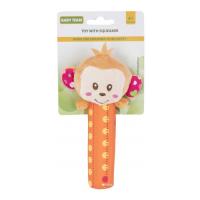 Погремушка Baby Team с пищалкой Обезьянка Фото