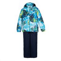 Комплект верхней одежды Huppa YOKO 41190014 синій з принтом/темно-синій 92 Фото