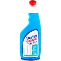 Средство для мытья стекла Domo Blue змінний блок 525 мл Фото
