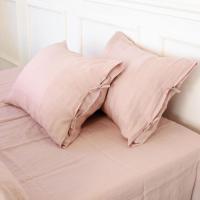 Наволочка MirSon Лен Natural Linen 50х50 Dearness Фото