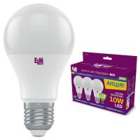 Лампочка ELM B60 10W PA10S E27 4000K 3шт. Фото