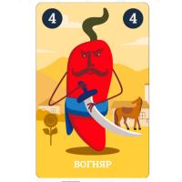 Настольная игра Lord of Boards Круті Перці (Chili Mafia) - набір промокарт Вогняр Фото