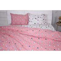 Постільна білизна MirSon Бязь Ranforce Elite 17-0528 Bunnies pink Двоспальн Фото