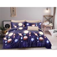 Постельное белье MirSon Сатин 22-1282-1 Night Space 143х210 Фото