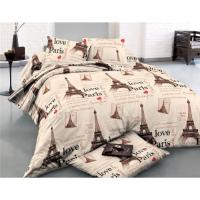 Постельное белье MirSon Сатин 22-1291 Paris Евро Фото