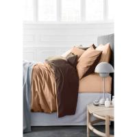 Постельное белье MirSon Сатин Premium Cappuccino 0165+0211 200х220 Фото