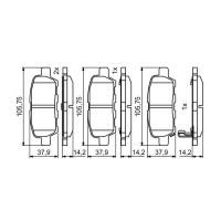 Тормозные колодки Bosch 0986494861 Фото