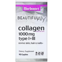 Витаминно-минеральный комплекс Bluebonnet Nutrition Коллаген 1000 мг, Beautiful Ally, Collagen Type I Фото