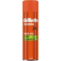 Гель для гоління Gillette Fusion Для чутливої шкіри 200 мл Фото