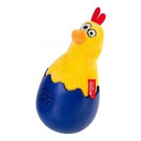 Игрушка для собак GiGwi Basic Цыпленок-неваляшка с пискавкой 14 см Фото
