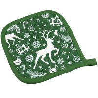 Кухонная прихватка Home Line зеленый 20х20см Фото