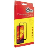 Стекло защитное Dengos Full Glue Poco M5 black frame Фото