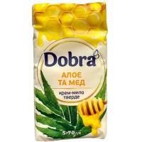 Твердое мыло Dobra Алое и мед 5 х 70 г Фото