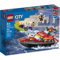 Конструктор LEGO City Човен пожежної бригади 144 деталі Фото