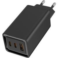 Зарядний пристрій ColorWay GaN3 Pro Power Delivery (USB-A + 2 USB TYPE-C) (65 Фото