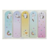 Стикер-закладка ZiBi бумажные KIDS Line Catycorn 45x12 мм 5 x 20 листов Фото