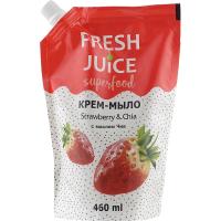 Жидкое мыло Fresh Juice Superfood Strawberry & Chia дой-пак 460 мл Фото