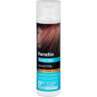 Шампунь Dr. Sante Keratin для тьмяного та ламкого волосся 250 мл Фото