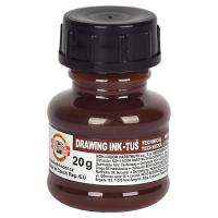 Тушь для черчения Koh-i-Noor 20г коричневая Фото