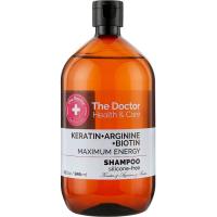 Шампунь The Doctor Health & Care Keratin + Arginine + Biotin Maximum Фото